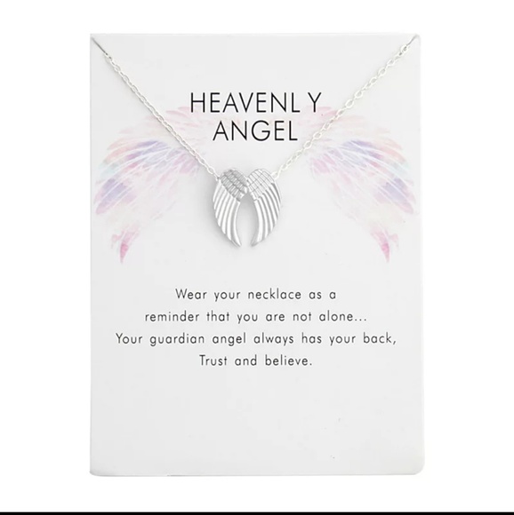 Jewelry - Gold or silver Heavenly angel necklace, angel